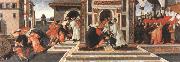 Sandro Botticelli Last miracle child revived by the Deacons Eugenius and Crescentius (mk36) oil painting reproduction